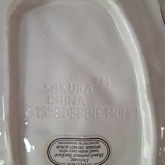 Vintage SAKURA Debbie Mumm Santa Claus Plate - Picture 6 of 6